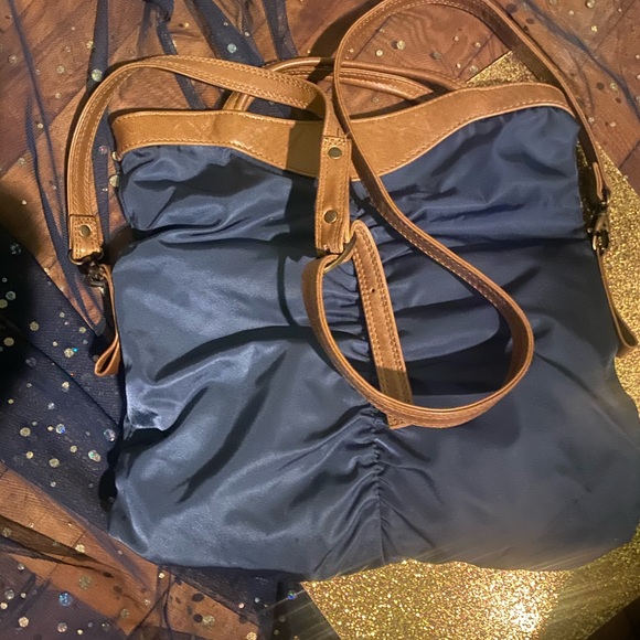 Brontibay Paris Handbags - BRONTIBAY PARIS SATIN ITALIAN NYLON CROSSBODY Bag